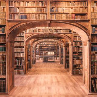 Book library wallpaper