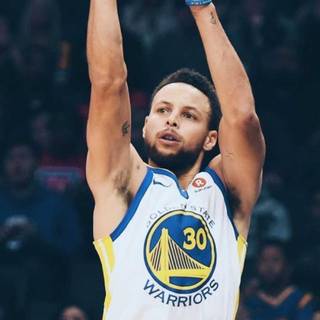 Steph Curry shooting wallpaper