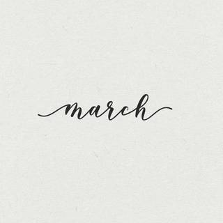 March aesthetic wallpaper