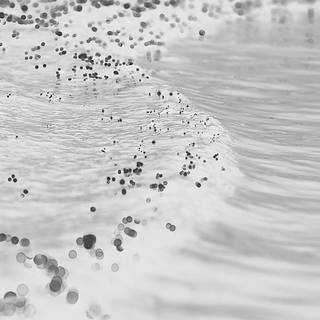 Black and white ocean wallpaper