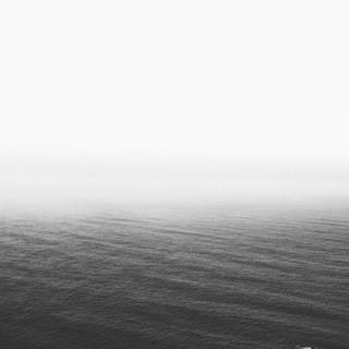 Black and white ocean wallpaper