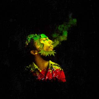 Bob Marley weed wallpaper