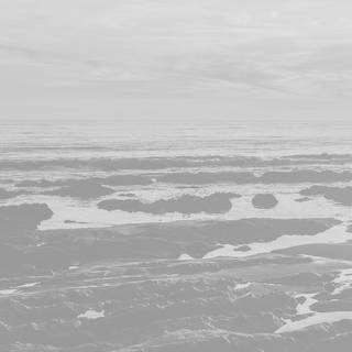 Black and white ocean wallpaper