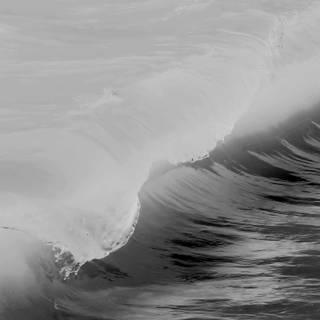 Black and white ocean wallpaper