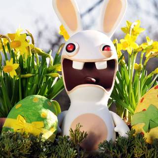 Preppy Easter desktop wallpaper