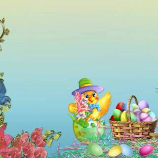 Cozy Easter wallpaper