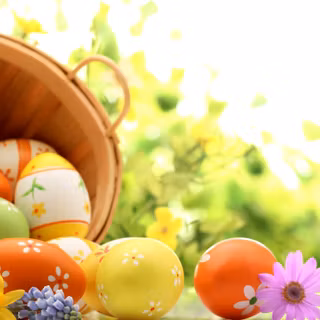 Cozy Easter wallpaper