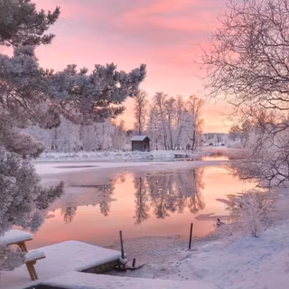 Aesthetic winter vibe wallpaper