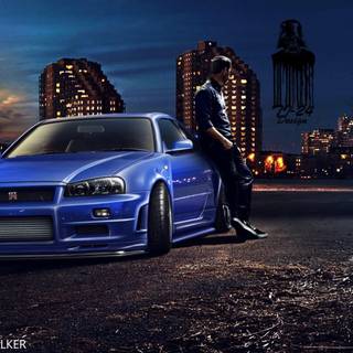 GTR R34 4K wallpaper