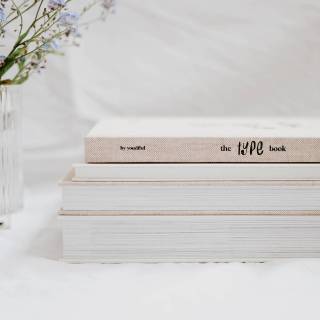 White book wallpaper