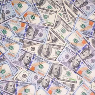 Flexing money wallpaper