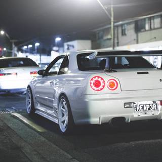 GTR R34 4K wallpaper