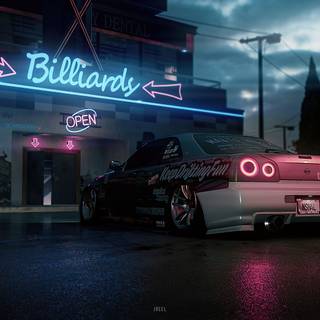 GTR R34 4K wallpaper