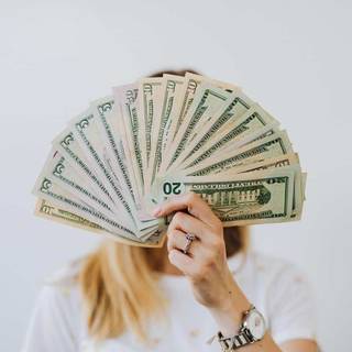 Flexing money wallpaper