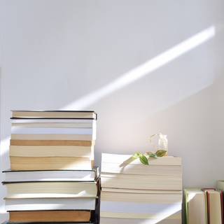 White book wallpaper