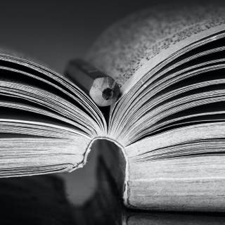 White book wallpaper