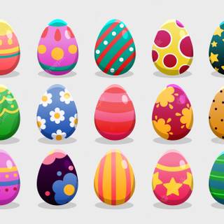 2023 Easter eggs HD wallpaper
