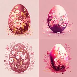 2023 Easter eggs HD wallpaper