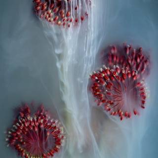 Flowers in water wallpaper