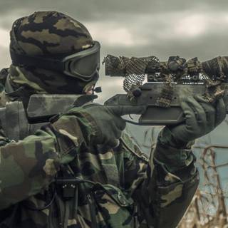Military sniper wallpaper