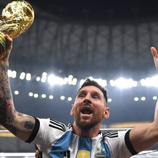 Messi World Cup desktop wallpaper