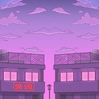 Anime pink aesthetic PC wallpaper