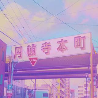 Anime pink aesthetic PC wallpaper