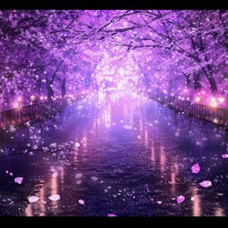 Anime Sakura Tree wallpaper