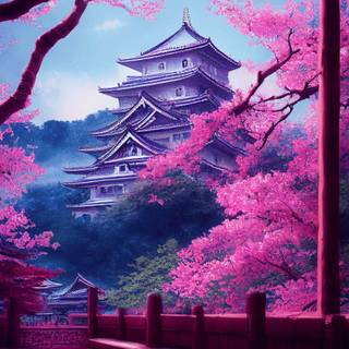 Anime Sakura Tree wallpaper