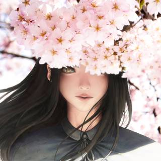 Anime Sakura Tree wallpaper