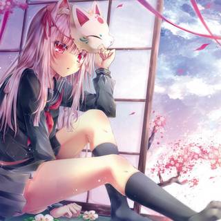 Anime Sakura Tree wallpaper