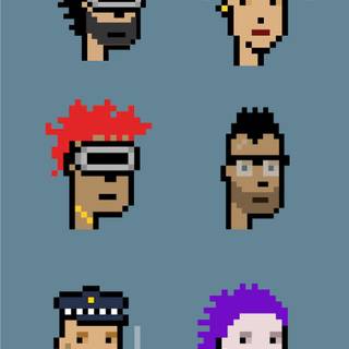 Cryptopunk wallpaper