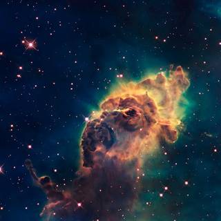 Gold galaxy wallpaper