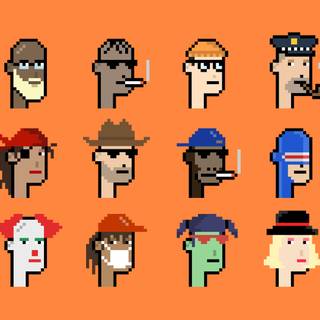 Cryptopunk wallpaper