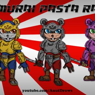 Samurai Pizza Cats wallpaper