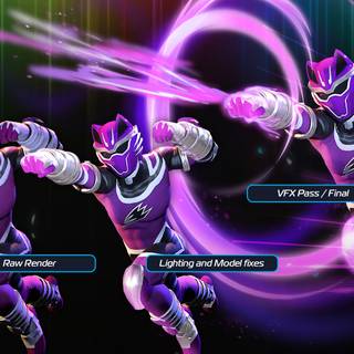 Purple Power Rangers wallpaper
