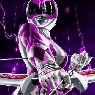 Purple Power Rangers wallpaper