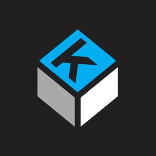 Cube letter K wallpaper