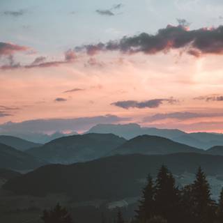 Tranquil morning wallpaper