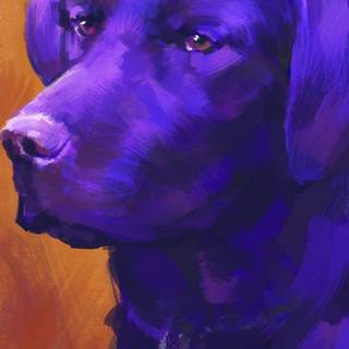 Purple dogs wallpaper