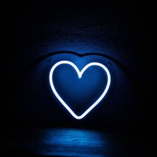 Led blue wallpaper