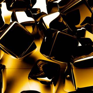 Golden and black wallpaper