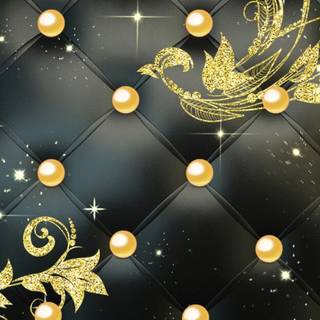 Golden and black wallpaper