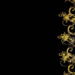 Golden and black wallpaper