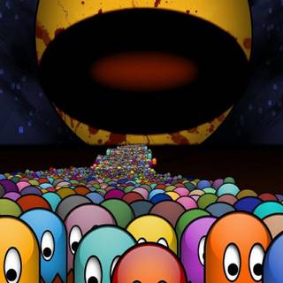 Pacman iPhone wallpaper