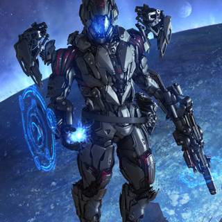 Space soldier wallpaper