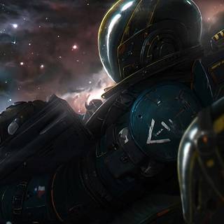 Space soldier wallpaper