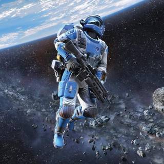 Space soldier wallpaper