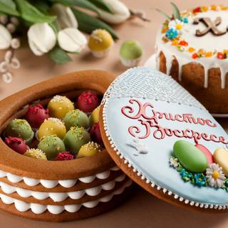 Easter desserts wallpaper