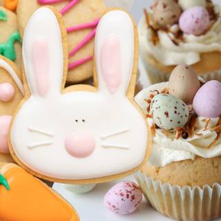 Easter desserts wallpaper